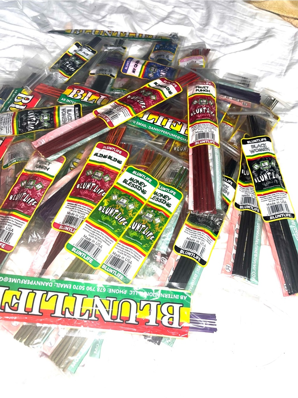 BluntLife 10.5" Incense Sticks 15-Pack Bundle (150 Total)